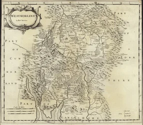 Map of Westmorland